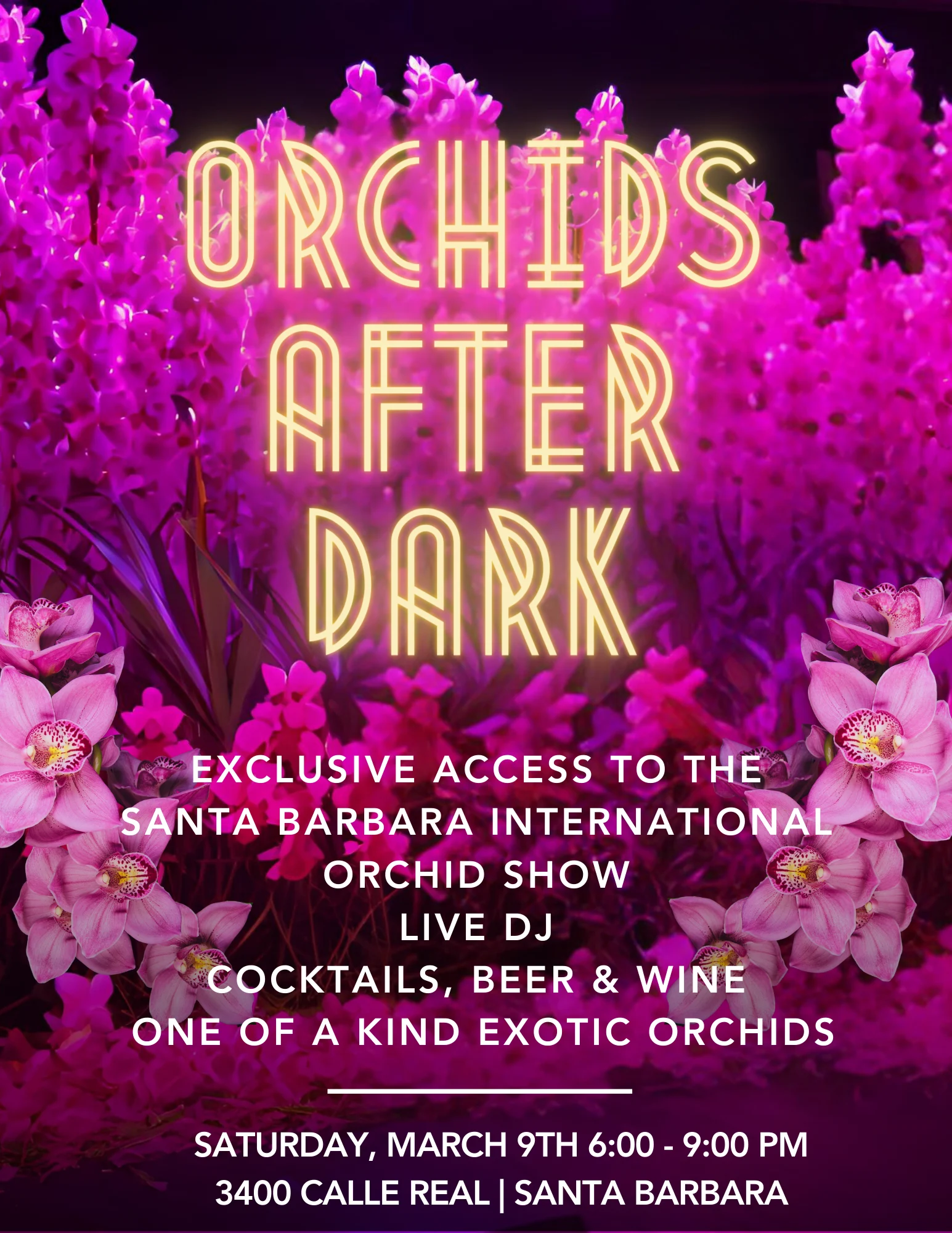 Orchids After Dark